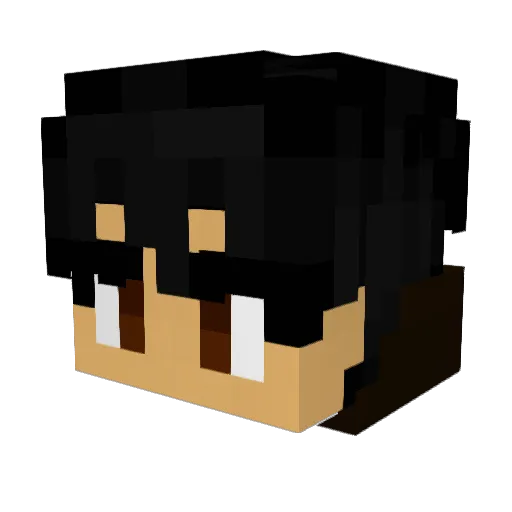 DontBanhMi Minecraft avatar head, 3D render