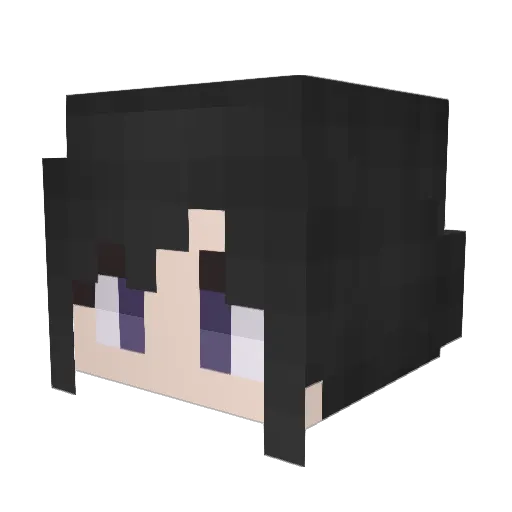 DontBmadd11 Minecraft avatar head, 3D render