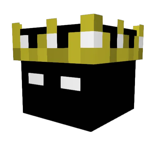 DontImprovise Minecraft avatar head, 3D render