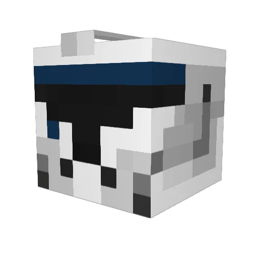 DontKillMeMan Minecraft avatar head, 3D render