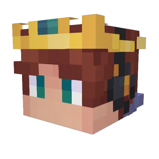 DontLite Minecraft avatar head, 3D render