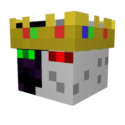 DontSohai Minecraft avatar head, 3D render