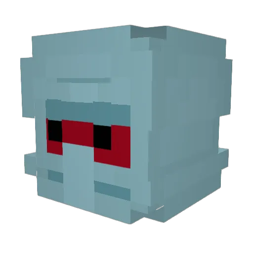 DontStealMyMeme Minecraft avatar head, 3D render