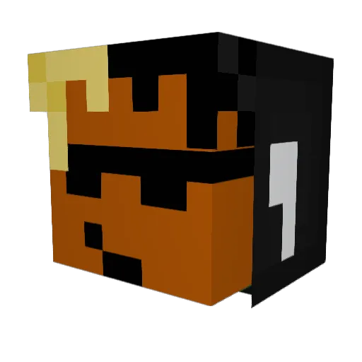 DontSweatItV2 Minecraft avatar head, 3D render