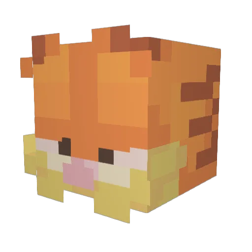 DontWorryIsMe Minecraft avatar head, 3D render