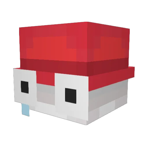 DontXD Minecraft avatar head, 3D render