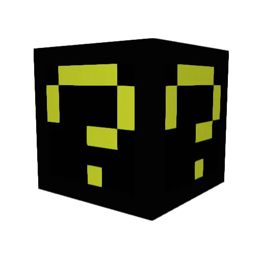 Dontknowho Minecraft avatar head, 3D render