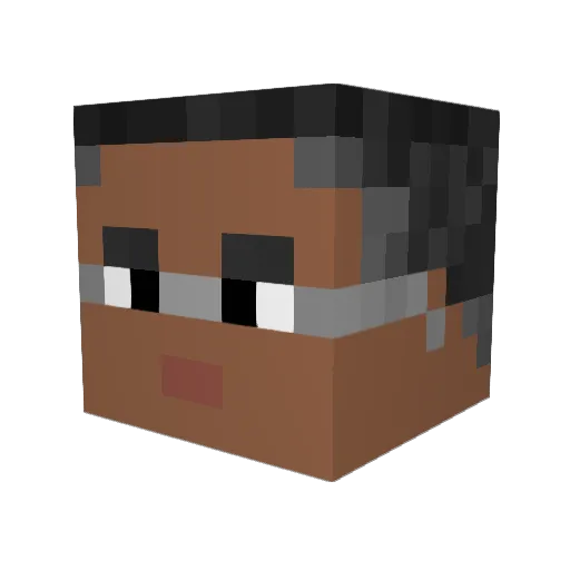 Donut960 Minecraft avatar head, 3D render