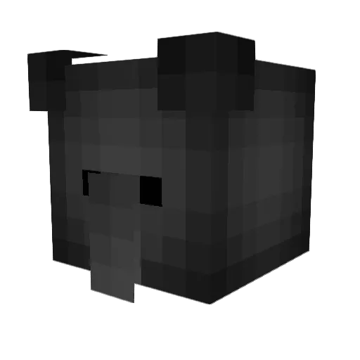 DonutBananaPro Minecraft avatar head, 3D render