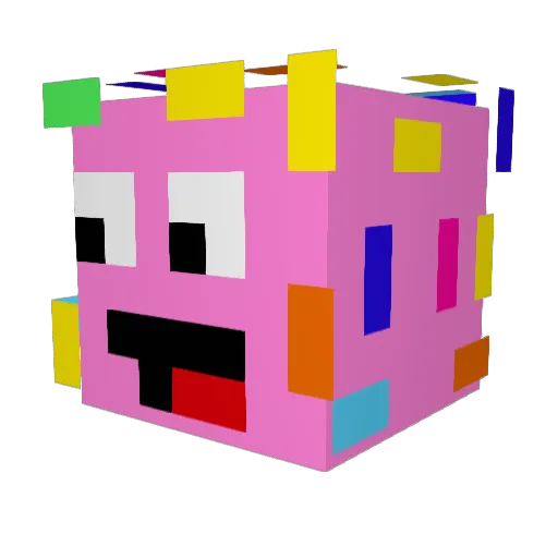 Donut_Glazed Minecraft avatar head, 3D render