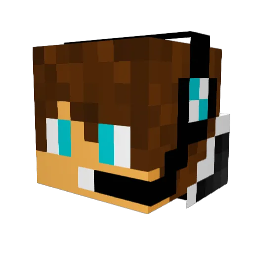 Donut_Lord01 Minecraft avatar head, 3D render