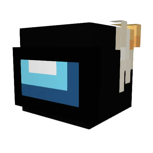 Donut_theAwsome Minecraft avatar head, 3D render