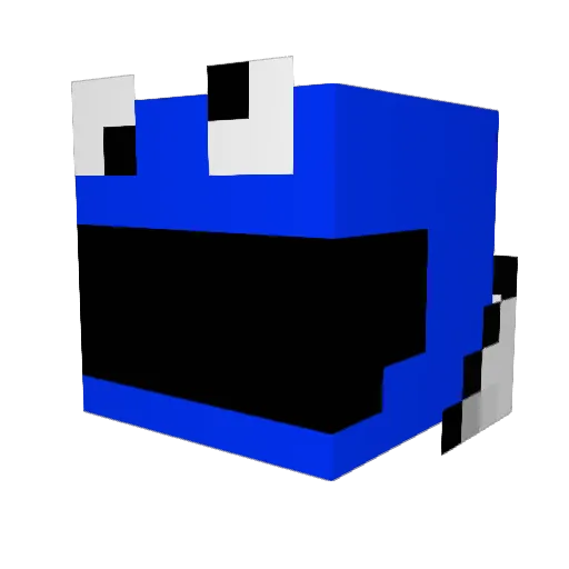 Donutdudeman Minecraft avatar head, 3D render