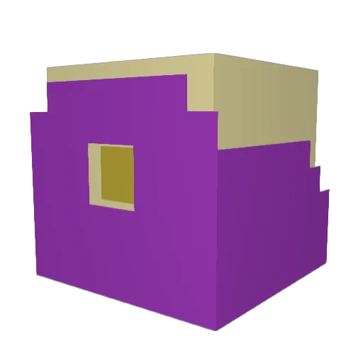Donutgod12000 Minecraft avatar head, 3D render