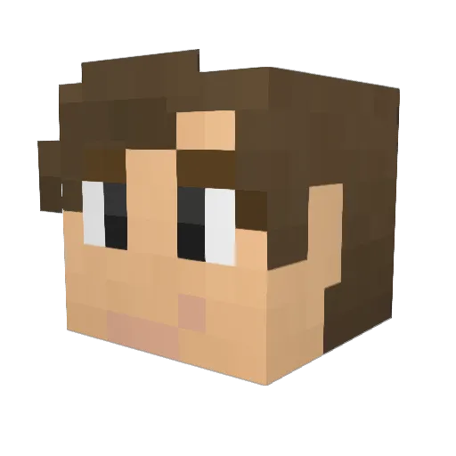 Donuts1980 Minecraft avatar head, 3D render