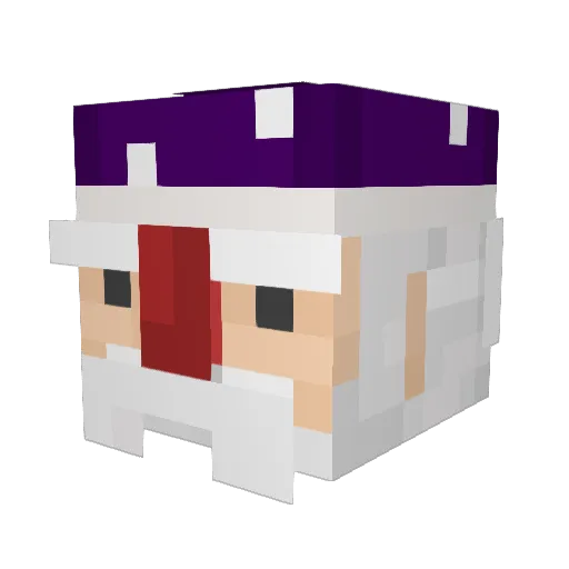 DooDingo Minecraft avatar head, 3D render