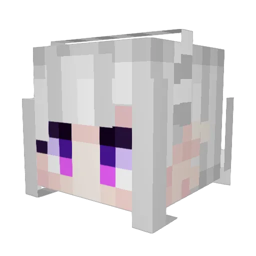 DooMGoT Minecraft avatar head, 3D render