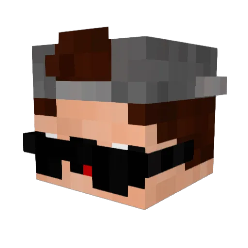 DooM_Toasty Minecraft avatar head, 3D render