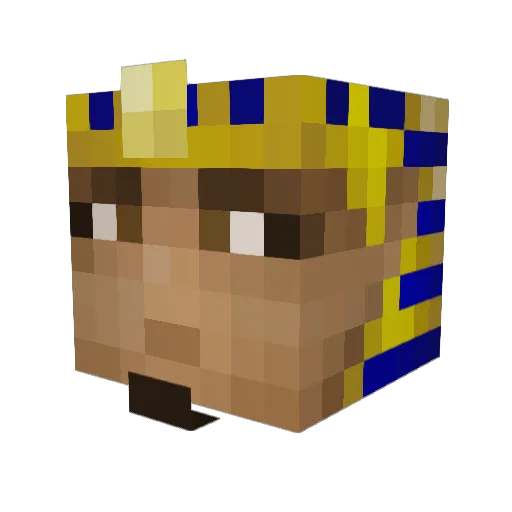 Doo_hya Minecraft avatar head, 3D render