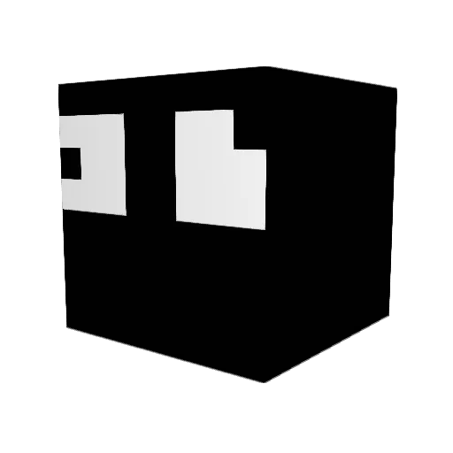 DoobZilla Minecraft avatar head, 3D render