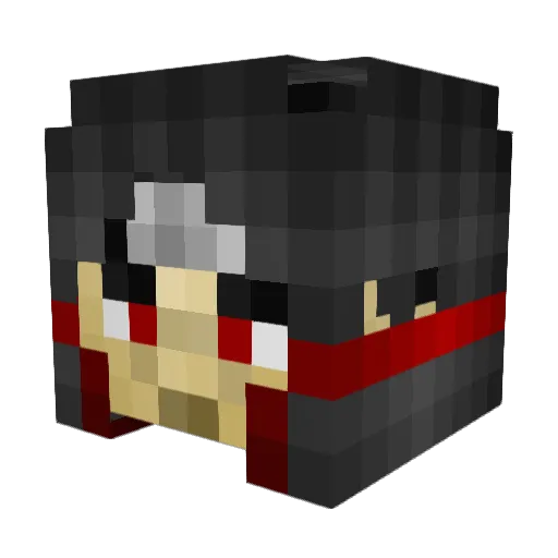 DoobiNEPH Minecraft avatar head, 3D render