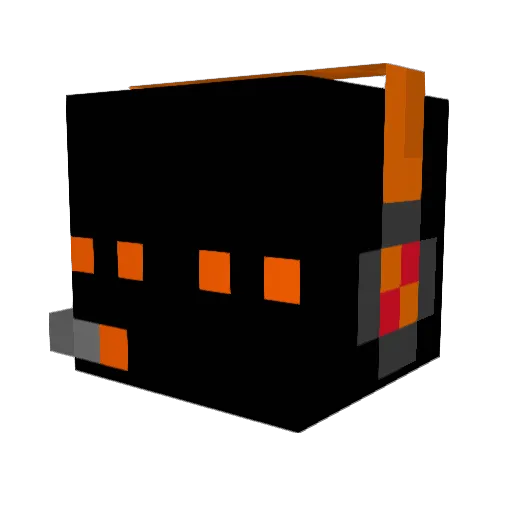DoobusD Minecraft avatar head, 3D render