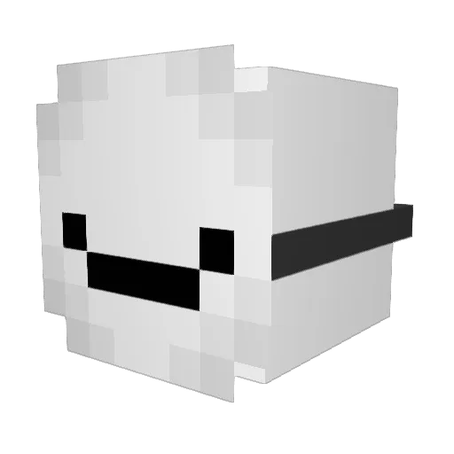 Doodie_Labs Minecraft avatar head, 3D render