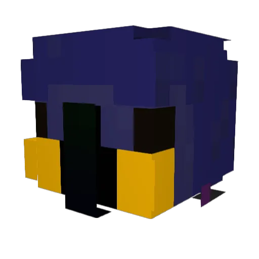 DoodleBird404 Minecraft avatar head, 3D render