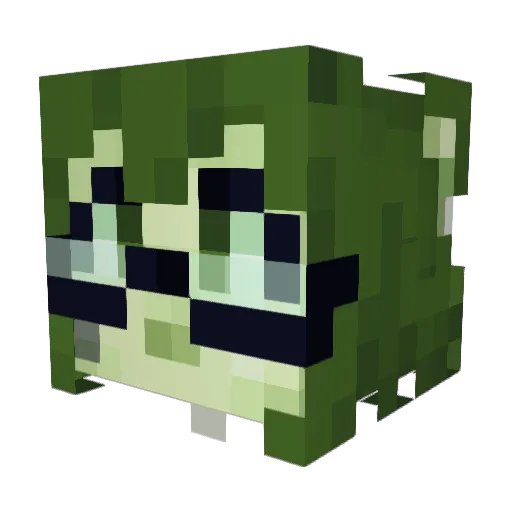 DoodleConner Minecraft avatar head, 3D render