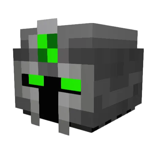 DoodleDestroyer Minecraft avatar head, 3D render