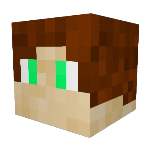 DoodlebugCharlie Minecraft avatar head, 3D render