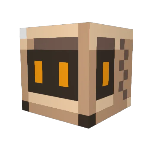 Dooficles Minecraft avatar head, 3D render