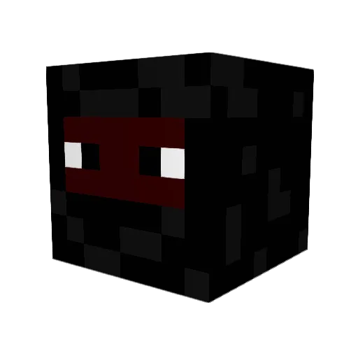 Doofygoos Minecraft avatar head, 3D render
