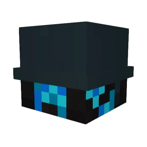 Dooglett Minecraft avatar head, 3D render