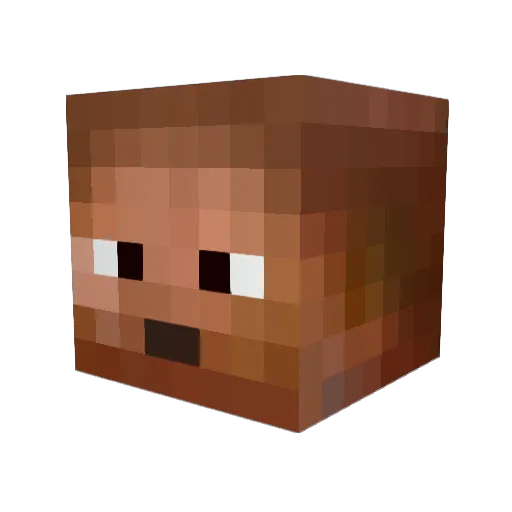 DoogyMcdoogels Minecraft avatar head, 3D render