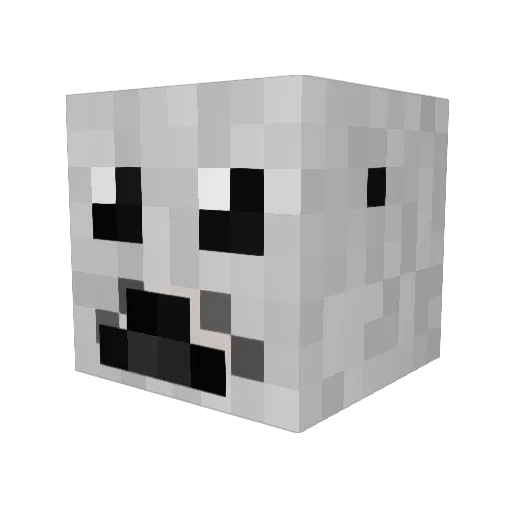 DooieZeehond Minecraft avatar head, 3D render