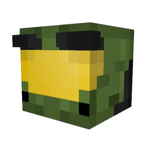 DookeyLuke Minecraft avatar head, 3D render