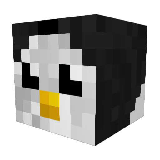 Dookylands Minecraft avatar head, 3D render