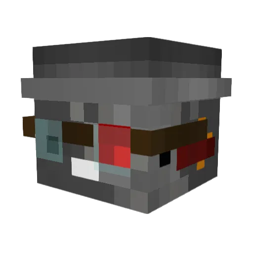 DooleyTM Minecraft avatar head, 3D render