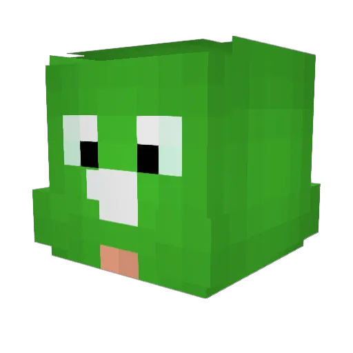 Dooly0929 Minecraft avatar head, 3D render