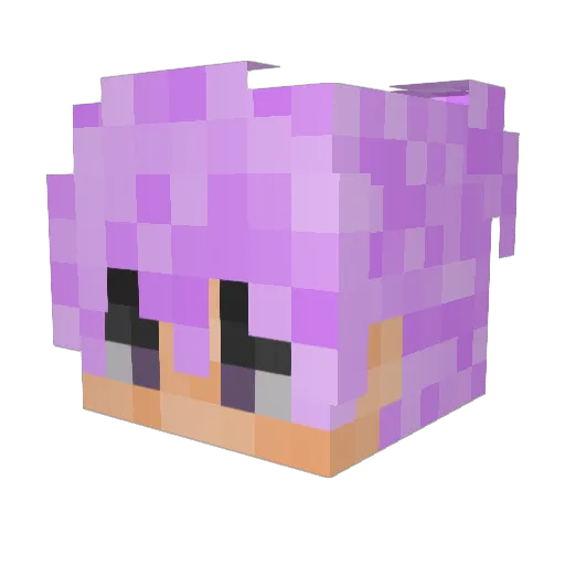 DoomBoyIIII Minecraft avatar head, 3D render