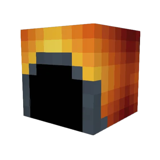 DoomChancier Minecraft avatar head, 3D render