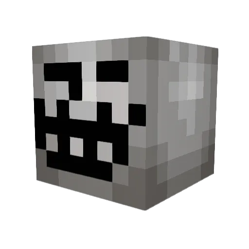 DoomSlayer05 Minecraft avatar head, 3D render