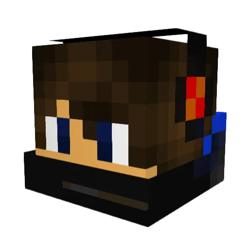 DoomSlayer95745 Minecraft avatar head, 3D render
