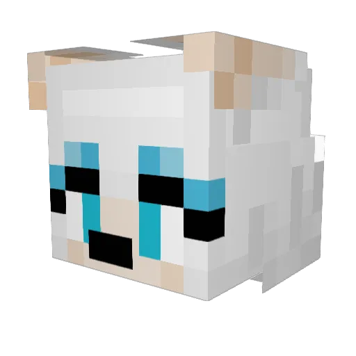 DoomSlayerGal215 Minecraft avatar head, 3D render