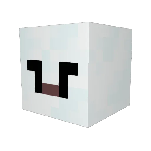 Doomakia Minecraft avatar head, 3D render