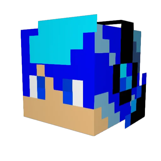 DoombringerKris Minecraft avatar head, 3D render