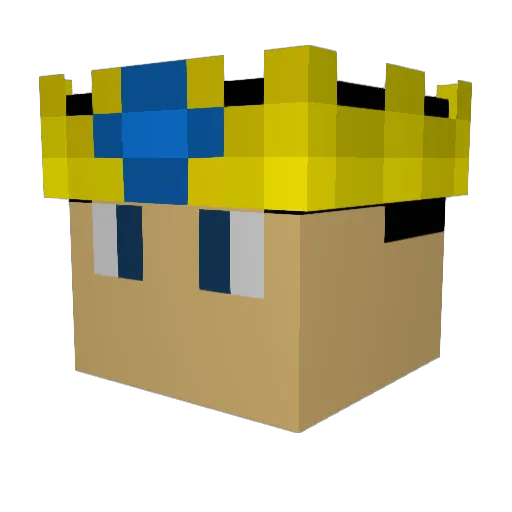 Doomderp1014 Minecraft avatar head, 3D render