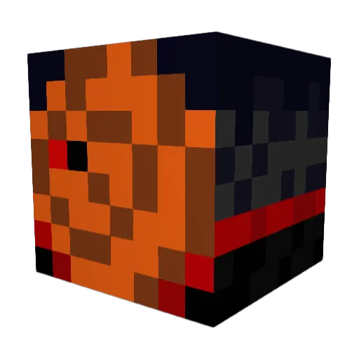 Doomdsay Minecraft avatar head, 3D render