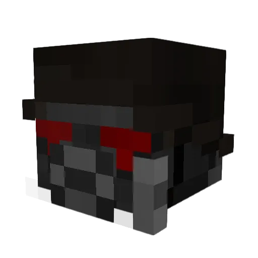 DoomedKrayz Minecraft avatar head, 3D render